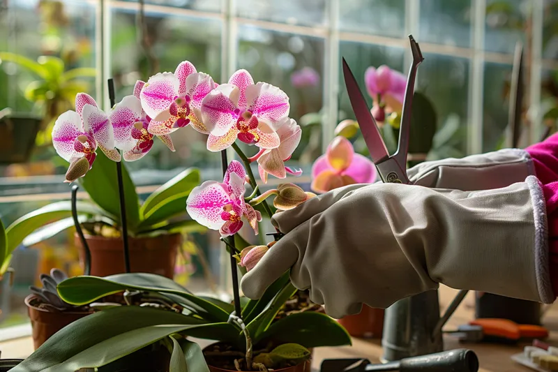 como podar orquideas